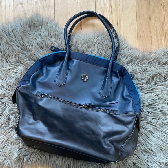 lululemon bowler bag vintage retro blue bowling gym travel – good market thrift store lululemon athletica | Bags |
